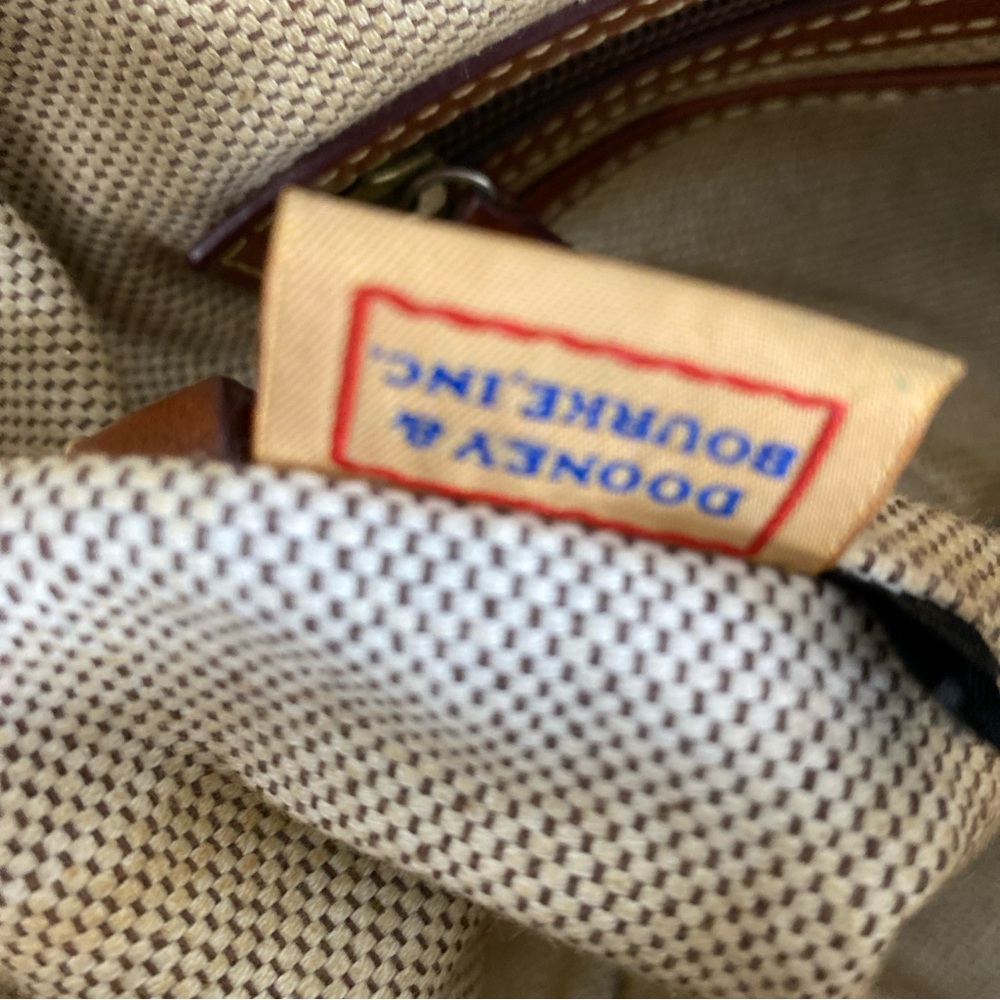 Dooney & Bourke Mustard Ostrich large Leather Tote - Picture 9 of 13